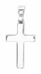 Classic four-pointed cross, silver 925, height approx. 25 mm