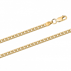 Exquisite Kette aus Gelbgold 585, Breite ca. 3 mm, Gewicht in 45 cm ca. 3,30 gr.
