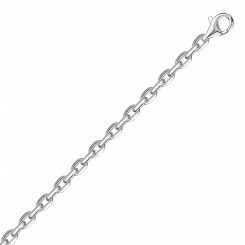 Solid chain made of 925 sterling silver, width approx. 4 mm