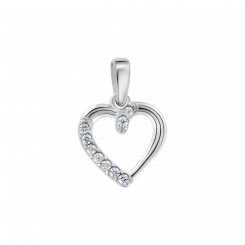 Anhänger, Silber 925, mit Zirkonia, Höhe ca. 15 mm