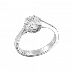 gorgeous ladies ring, silver 925, zirconia