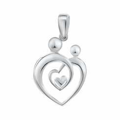 Pendant "Family", silver 925, height approx. 29 mm