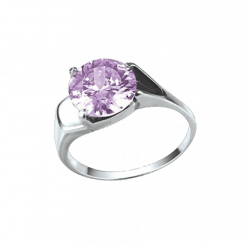 hervorragender Damenring, Silber 925, mit Amethyst HTS