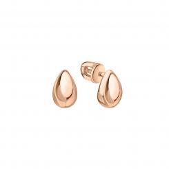 Minimalist stud earrings in russian red gold 585, height approx. 7 mm 