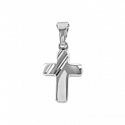 Hübscher Anhänger Kreuz, Silber 925,  Höhe ca. 17 mm