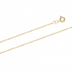 Feine und elegante Kette aus 585er Gelbgold, Breite ca. 1 mm 