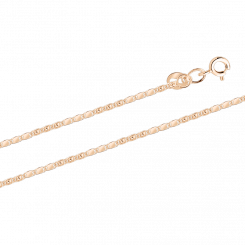 Gold chain in russian red gold 585, width approx. 2 mm