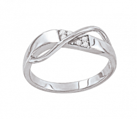 excellent Ladies Ring, Silver 925, zirconia