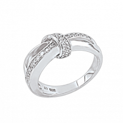 lovely Ladies Ring, Silver 925, zirconia