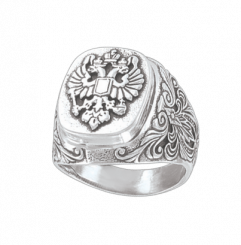 precious men's ring, Silver 925
