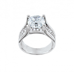 wonderful Ladies Ring, Silver 925, zirconia