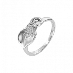 nice Ladies Ring, Silver 925, zirconia