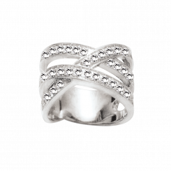 lovely Ladies Ring, Silver 925, zirconia
