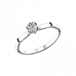Damenring aus Silber 925, mit Zirkonia