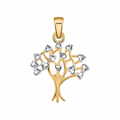 Pendant, 585 yellow gold, height approx. 19 mm