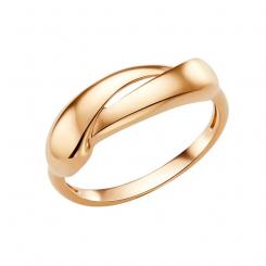 Women's ring, russian red gold 585, width approx. 7 mm