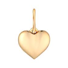 Pendant, russian red gold 585, height approx. 15 mm