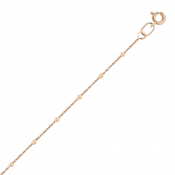 Gold chain in russian red gold 585
