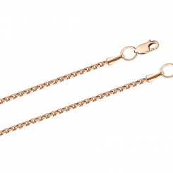 Gold chain in russian red gold 585, width approx. 2 mm