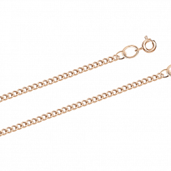 Goldkette aus russischem Rotgold 585, Breite ca. 2,5 mm