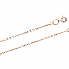 Goldkette aus russischem Rotgold 585, Breite ca. 1 mm