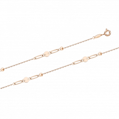 Armband, Russisches Rotgold 585, Länge ca. 17-19 cm