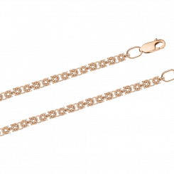 Goldkette aus russischem Rotgold 585, Breite ca. 3 mm