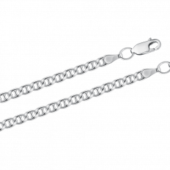 Kette aus Silber 925, Breite ca. 3 mm