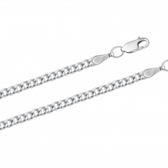 Kette aus Silber 925, Breite ca. 3 mm