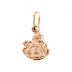 Pendant, russian red gold 585, width approx. 9 mm, height approx. 18 mm