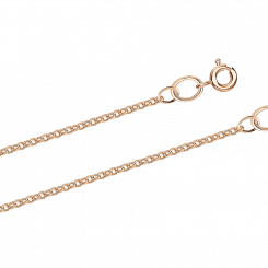 Gold chain, russian red gold 585, width approx. 1 mm