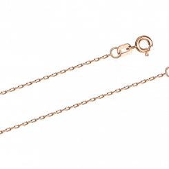 Gold chain, russian red gold 585, width approx. 1 mm