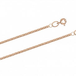 Gold chain, russian red gold 585, width approx. 2 mm
