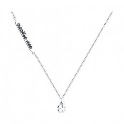 Collier, Silber 925, mit Zirkonia, Länge ca. 50,55 cm