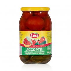 Leis pickled cucumbers and tomatoes Assorti, 900g (ATG 450g)