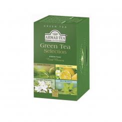 Ahmad Tea 4 сорта смеси зеленого чая, 20шт x 2г 5488100397 Nomer 1 Tee Ahmad Green Selection Tb 20st Ahmad Tea 4 сорта смеси зеленого чая, 20шт x 2г