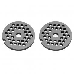 Set of perforated discs (2 pcs.) for mincer size 5, 4.5 mm perforation