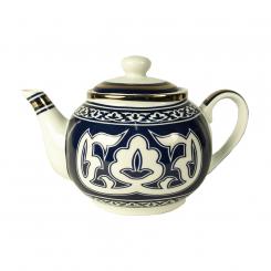 LeGro teapot Pahta Gul Uzbekistan in blue-gold 0.9 L 