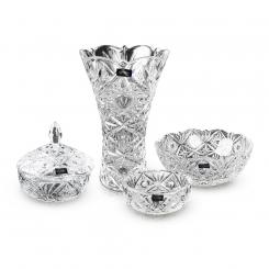 Bohemia crystal tableware gift set MIRANDA 4 pieces