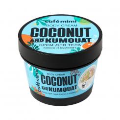 Cafe Mimi Body Cream - Coconut and Kumquat, 110 ml