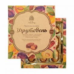 Фруктовые конфеты «Фрутодень» с кедровыми орехами, финиками, курагой и черносливом, 120 г