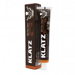 Klatz toothpaste for men BRUTAL ONLY Rebellious Rum without fluoride 75 ml