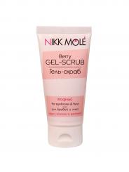 Nikk Mole Gel scrub for eyebrows and face "Berry" 50 g