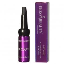 EkkoBeauty Henna for eyebrows BROWN, 5 g