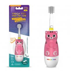 MEGA TEN Elektrische Zahnbürste Figur: Sonic Kätzchen
