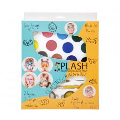 SPLASH Professionelles Kinderschmink-Set "Klassik + Regenbogen" 12 Farben, 51 g