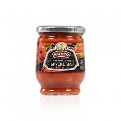 Kinto Würzsoße "Brusketta" auf Basis gegrillter Paprika und Tomaten, 250ml