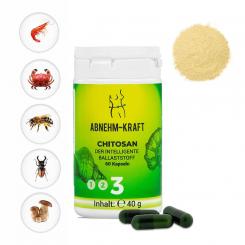 Food supplement Chitosan - the intelligent dietary fiber, 60 capsules