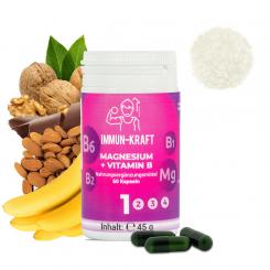 Dietary supplement magnesium + vitamin B, 60 capsules