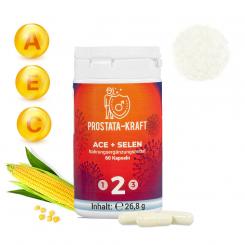Food supplement ACE + selenium, 60 capsules